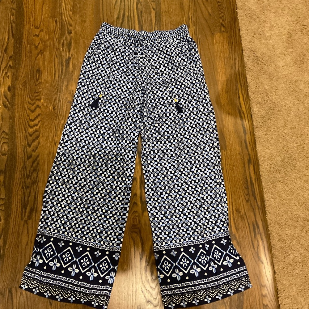 Tommy Bahama extra small lightweight flowy  pants navy and dark blue pants